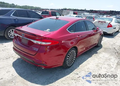2017 Ford Fusion Hybrid Titanium from USA, damaged, VIN 3FA6P0RU4HR121837